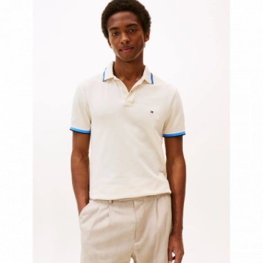 Polo Tommy Hilfiger Crema
