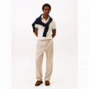 Polo Tommy Hilfiger Crema