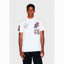 Camiseta Armani Blanca