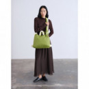 OLEND Bolsos Bolso Mochila ölend Ona Soft Bag Matcha + Vainilla