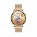 Smartwatch Reloj MAXCOM Ecowatch EW03 Gold