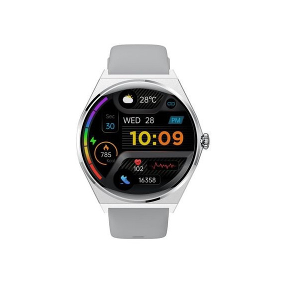 Smartwatch Reloj MAXCOM Ecowatch EW05 Silver - Guanxe Atlantic Marketplace