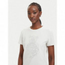 ROMY SS CN T-SHIRT WHITE PEAKS