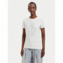 ROMY SS CN T-SHIRT WHITE PEAKS