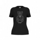ROMY SS CN T-SHIRT JET BLACK A996