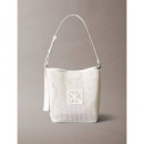Emblem Mesh Bucket White Alyssum  CALVIN KLEIN