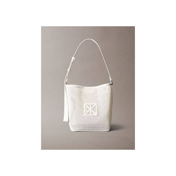 Emblem Mesh Bucket White Alyssum  CALVIN KLEIN