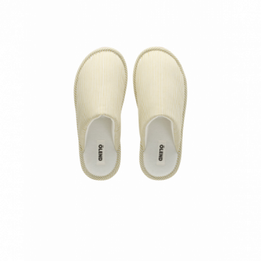 Olend Bisuter&iacute;a y accesorios Zapatillas &Ouml;LEND Cotton Lime Stripe