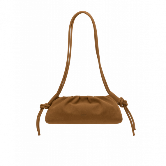 OLEND Bolsos Bolso ölend Dumpling Suede Brown