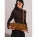 OLEND Bolsos Bolso ölend Dumpling Suede Brown