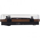 Tocadiscos Aiwa de Madera, Bluetooth, 3 velocidades, Radio FM, SD y USB LPS-25WD
