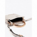 LOLA CASADEMUNT Mini Bandolera Asa Metalizada LF2504058-1