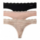 Pack de 3 tangas - Micro Stretch with Lace