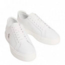 Premier - Zapatillas de piel con logo distintivo