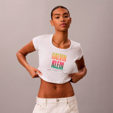 Camiseta slim con logo - Pride