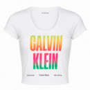 Camiseta slim con logo - Pride
