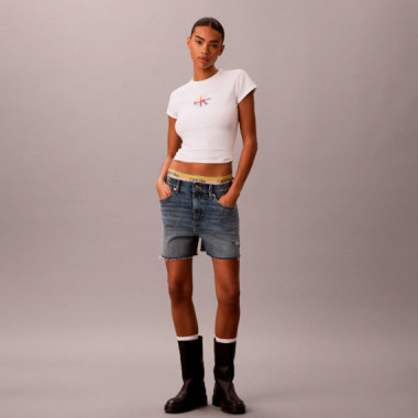 Camiseta slim con monograma - Pride