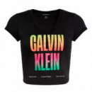 Camiseta slim con logo - Pride