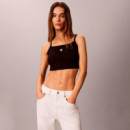 Top cropped de canalé - Pride