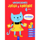 Vacaciones. Juega y aprende. 4 a�os