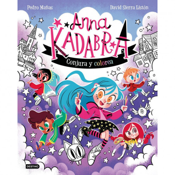 Anna Kadabra. Conjura y colorea