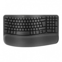 LOGITECH Teclado Ergo Series Wave Keys For Business Negro