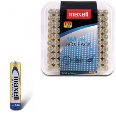 MAXELL Pila Alcalina Aaa LR03 PACK*100 Pilas