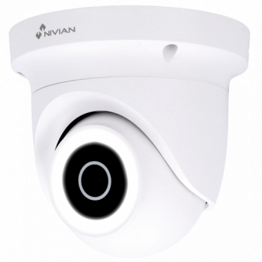 C&aacute;mara de Vigilancia NIVIAN Domo Exterior WiFi 3MP 2K IP65 con Audio Bidireccional y Detecci&oacute;n Humana (NVS-IPC-0H4D-L)