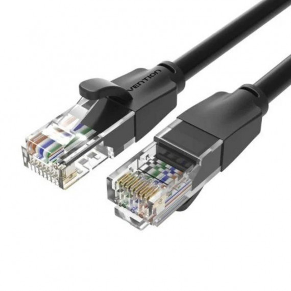 Cable de Red Ethernet Vention IBJBS Cat.6 UTP 25m Negro