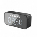 Altavoz Bluetooth XO Mirror Clock F41 con Reloj y Radio FM