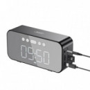 Altavoz Bluetooth XO Mirror Clock F41 con Reloj y Radio FM