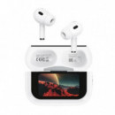 Auriculares Bluetooth True Wireless Stereo (TWS) XO X48 Blancos con Cancelación de Ruido