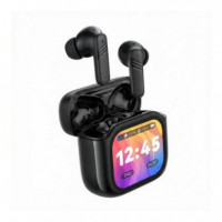 Auriculares BLUETOOTH Tws XO X50 Negros con Doble Micrófono, Pantalla Táctil y Anc