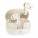 Auriculares TWS XO X34 Clip Deportivo Bluetooth 5.3 Beige