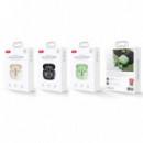 Auriculares TWS XO X34 Clip Deportivo Bluetooth 5.3 Beige