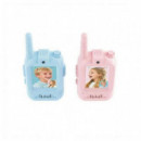 Pack 2 Walkies Talkies Infantiles XO DJJ02 con Cámara Azul/Rosa