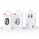Smartwatch XO J11 con Pantalla AMOLED de 2.06 pulgadas y Resistencia IP68 Negro