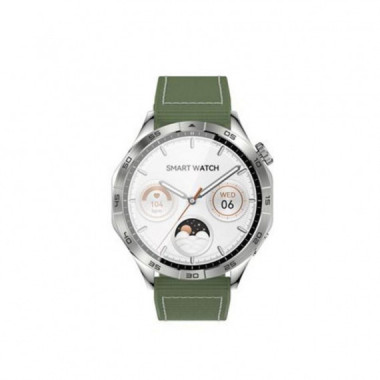 Smartwatch XO Watch4 con Pantalla AMOLED de 1.43", Llamadas Bluetooth y Resistencia IP68 Verde