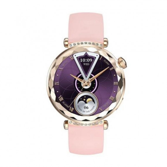 Smartwatch XO J13 AMOLED 1.19" IP68 Deportivo Dorado/Rosa
