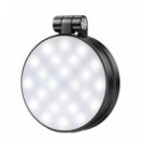 Anillo de Luz Led Magnético Magsafe con Espejo y Giratorio XO SS35, 3 Tonalidades, Negro