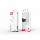 Cable USB-C a USB-C XO NBQ190 de 1 Metro, Blanco, 60W