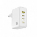 Cargador Rápido XO CE39 Multi-Puerto USB 67W con 3 USB-C y 1 USB-A