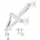 Soporte de Mesa Tv/monitor AISENS 17" - 32" 2 Brazos Giratorio/inclinable hasta 9KG White