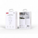 Cargador Rápido de Pared XO CE36 USB + USB-C 45W Blanco