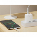 Cargador Rápido USB + USB-C 20W XO L158 con Cable Tipo C Blanco