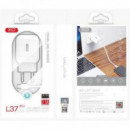 Pack Cargador de Corriente XO L37 2.1A + Cable Lightning Blanco