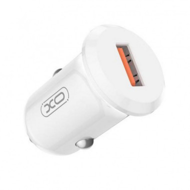 Cargador de Mechero XO CC68 18W QC3.0 Blanco para Coche