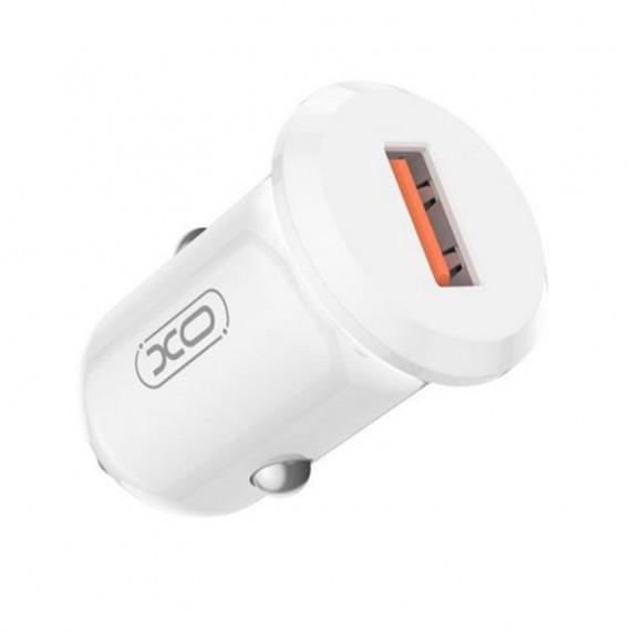 Cargador de Mechero XO CC68 18W QC3.0 Blanco para Coche