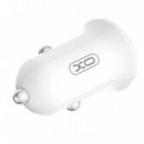 Cargador de Mechero XO CC68 18W QC3.0 Blanco para Coche