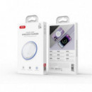 Cargador Inalámbrico XO CX042 15W con LED Azul y Fijación Magnética